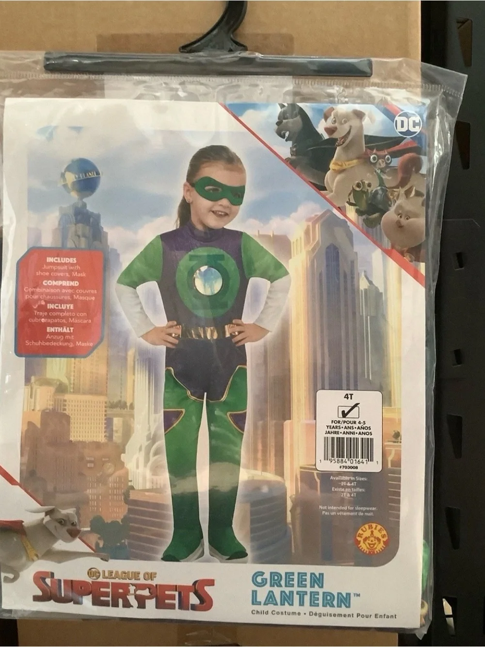 DC Green Lantern Kids Costume - League of Super-Pets